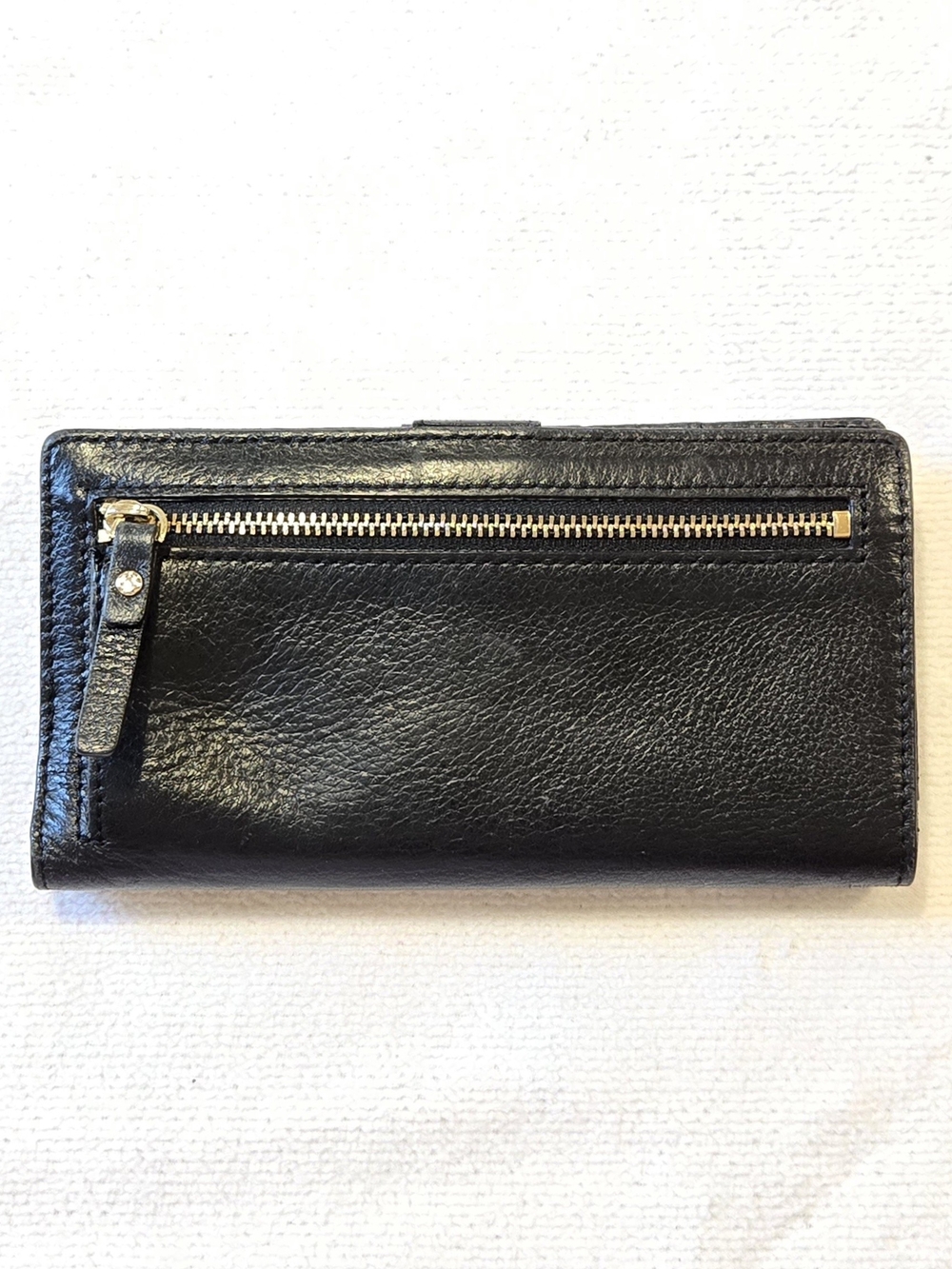 Kate Spade Black Slim Bifold Wallet - Picture 2 of 13